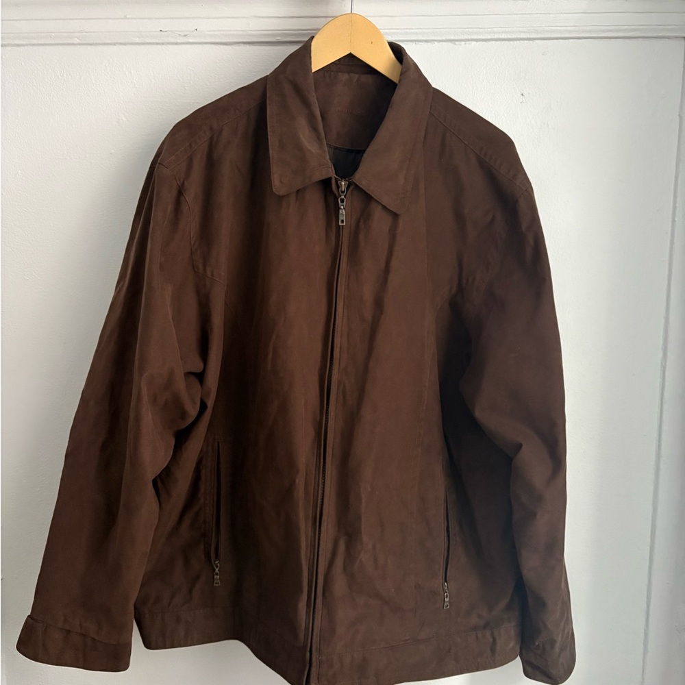 Pierre Cardin Men's Dark Brown Lightweight Jacket